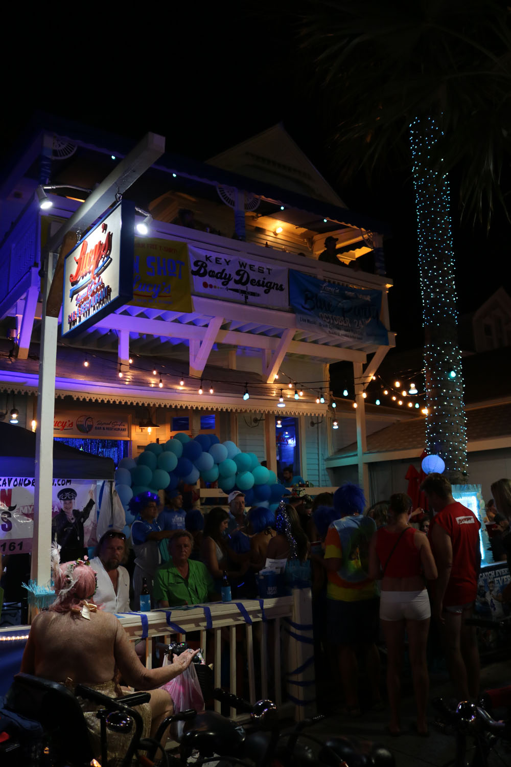 Lucys Blue Party 2018 photo - Duval Street, Key West